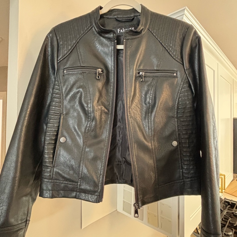 Leather Black Jacket